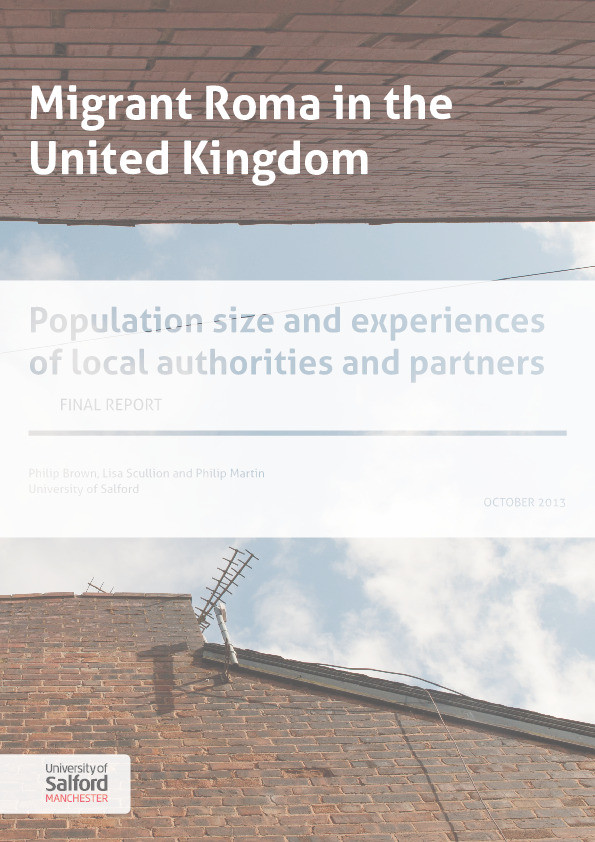 Migrant Roma in the United Kingdom: population size and experiences of local authorities and partners Thumbnail