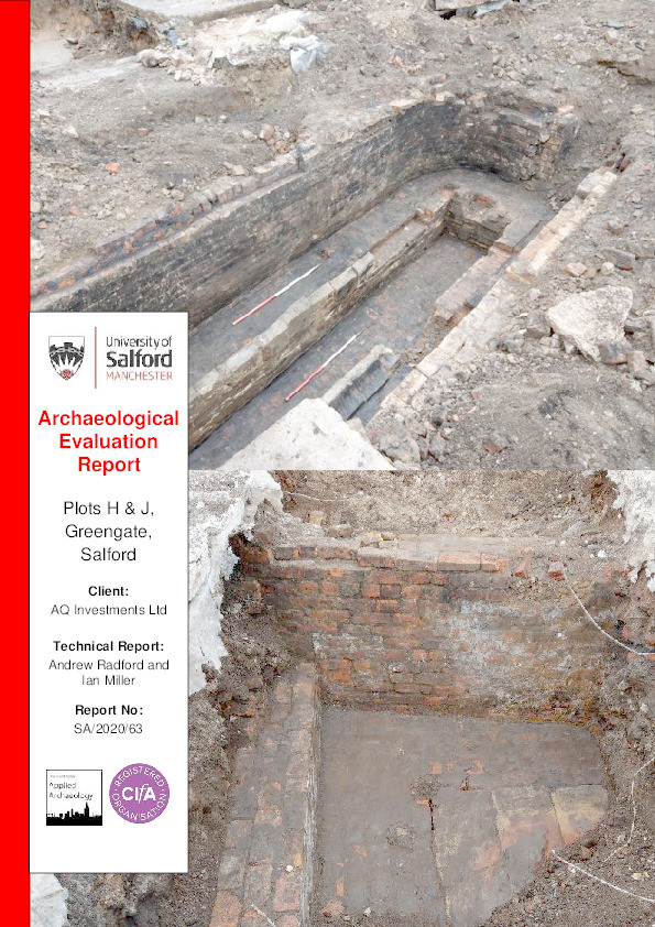 Archaeological evaluation report : plots H & J, Greengate, Salford (Phase II) Thumbnail
