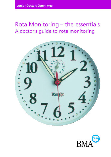 Rota Monitoring - the essentials : a doctor's guide to rota monitoring Thumbnail