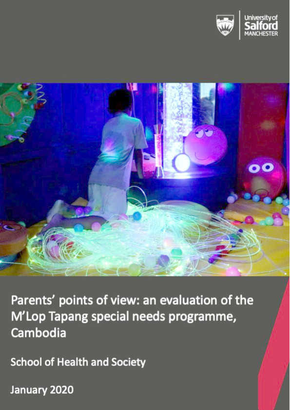 Parents' points of view: an evaluation of the M'Lop Tapang special needs programme, Cambodia Thumbnail