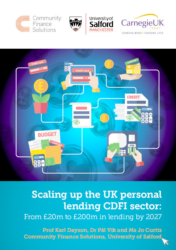 Scaling up the UK personal lending CDFI sector : from £20m to £200m in lending by 2027 Thumbnail