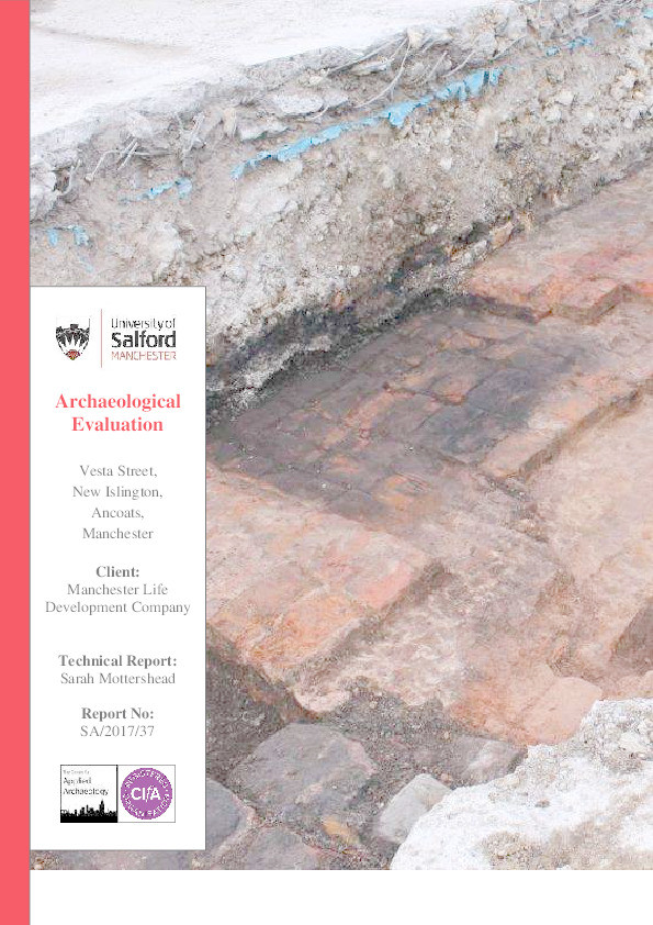 Archaeological evaluation : Vesta Street, New Islington, Ancoats, Manchester Thumbnail
