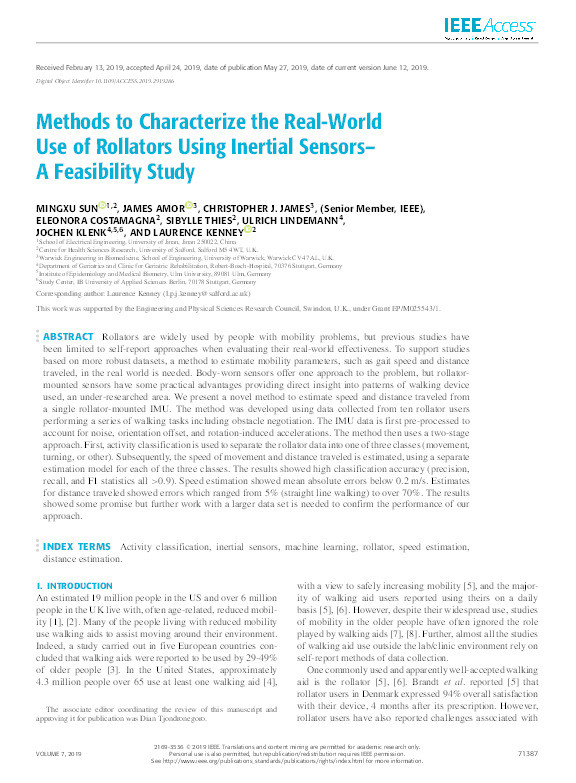 Methods to characterize the real-world use of rollators using inertial sensors – a feasibility study Thumbnail