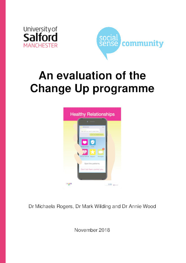 An evaluation of the Change Up programme Thumbnail