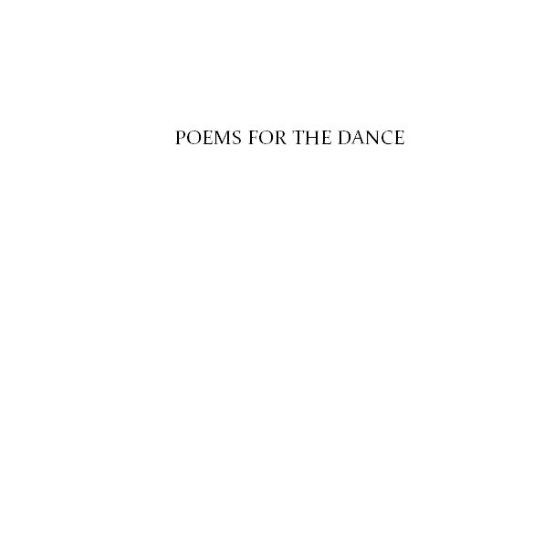 Poems for the dance Thumbnail