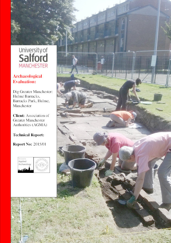 Archaeological Evaluation:
Dig Greater Manchester: Hulme Barracks, Barracks Park, Hulme, Manchester Thumbnail