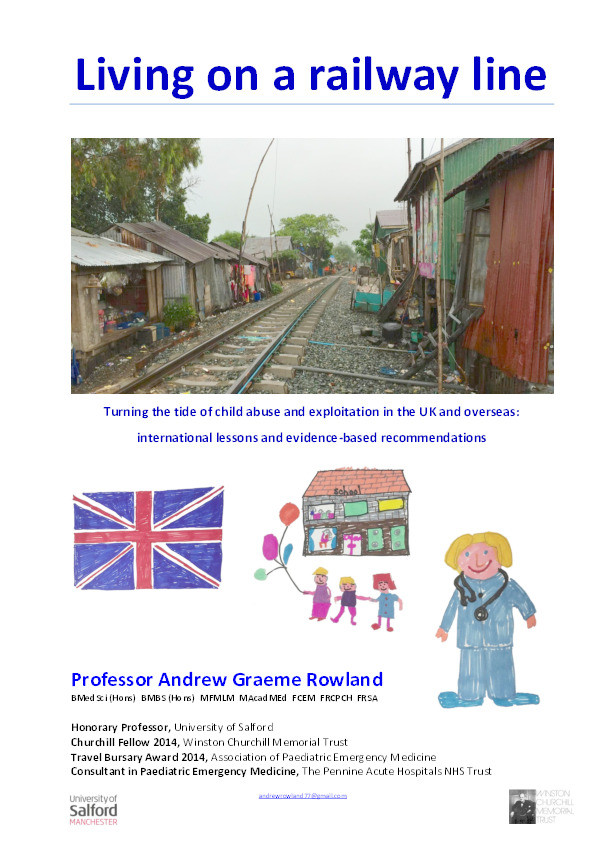 Living on a railway line : turning the tide of child abuse and exploitation in the UK and overseas Thumbnail