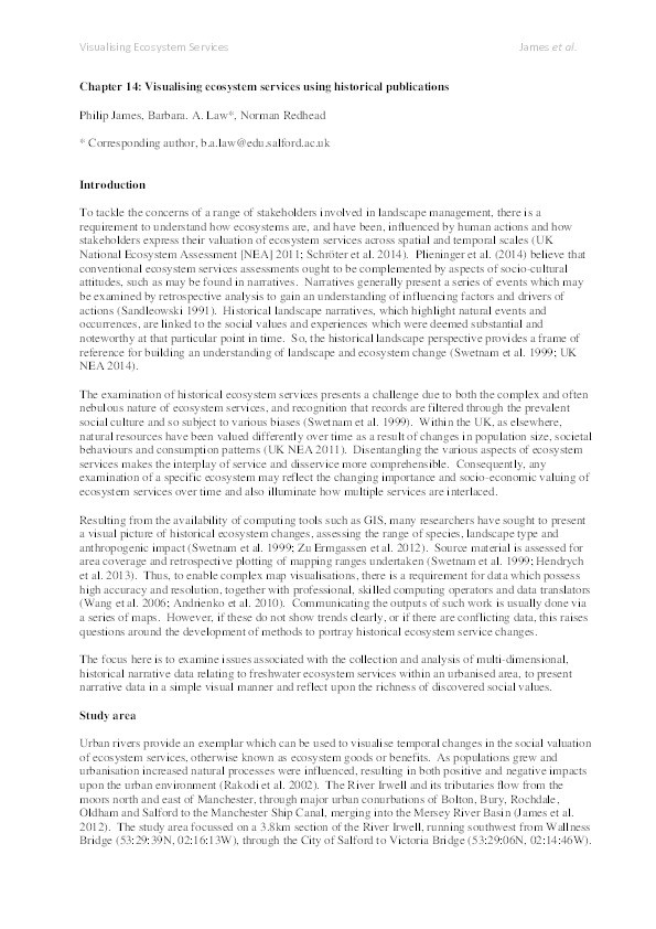Visualising ecosystem services using historical publications Thumbnail