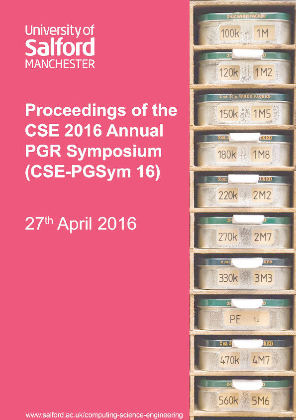 Proceedings of the CSE 2016 Annual PGR Symposium (CSE-PGSym 16) Thumbnail
