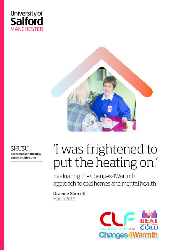 ‘I was frightened to put the heating on.’ Evaluating the Changes4Warmth approach to cold homes and mental health Thumbnail