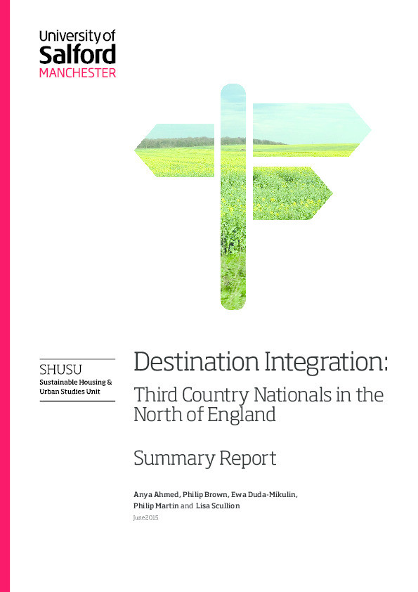 Destination integration : Third Country Nationals in the north of England (summary report) Thumbnail