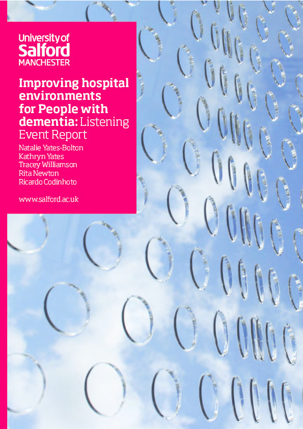 Improving hospital environments for people with dementia: Listening event report Thumbnail