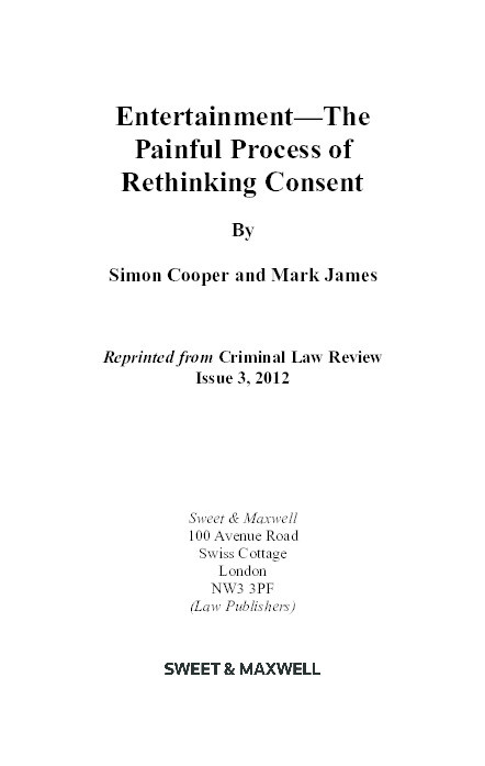 Entertainment — The painful process of rethinking consent Thumbnail