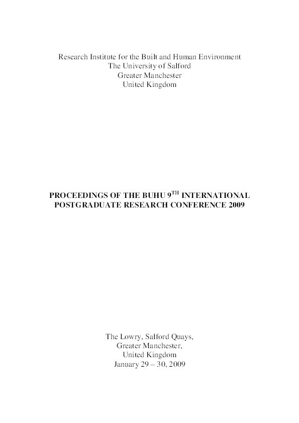 Critical success factors for knowledge management implementation in organisations: Proposing an agenda for performance improvement in the construction industry Thumbnail