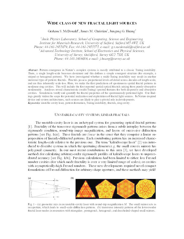 Wide class of new fractal light sources [Invited plenary paper] Thumbnail