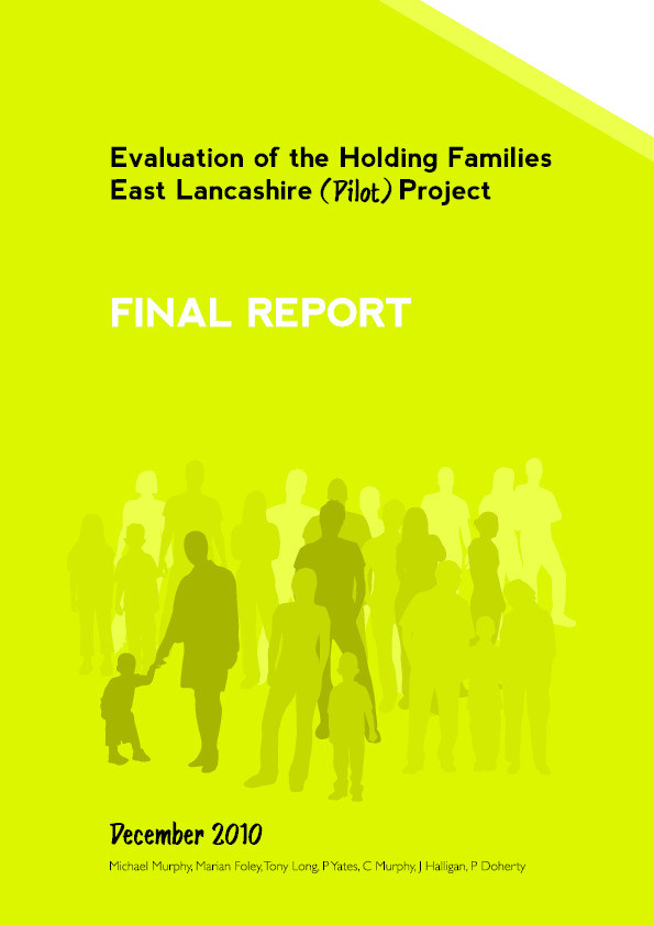 Evaluation of the holding families East Lancashire (pilot) project Thumbnail