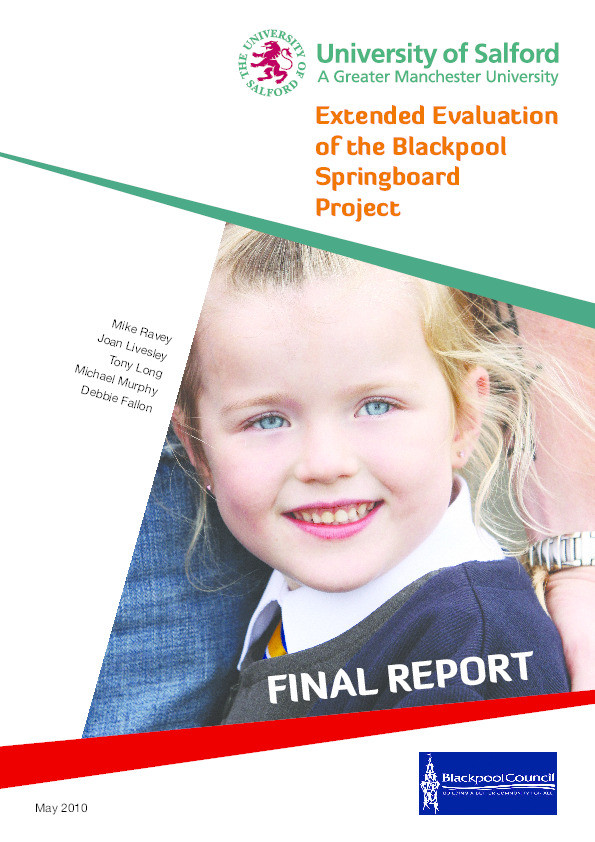 Extended evaluation of the Blackpool Springboard Project Thumbnail
