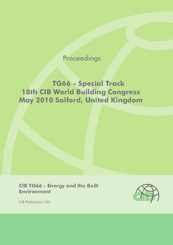CIB world congress 2010 proceedings Thumbnail