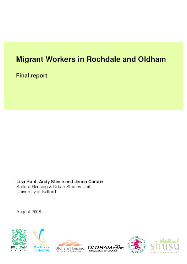 Migrant workers in Rochdale and Oldham Thumbnail