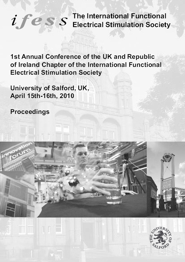 Proceedings of the 1st annual conference of the UK and Republic of Ireland chapter of the International Functional
Electrical Stimulation Society Thumbnail