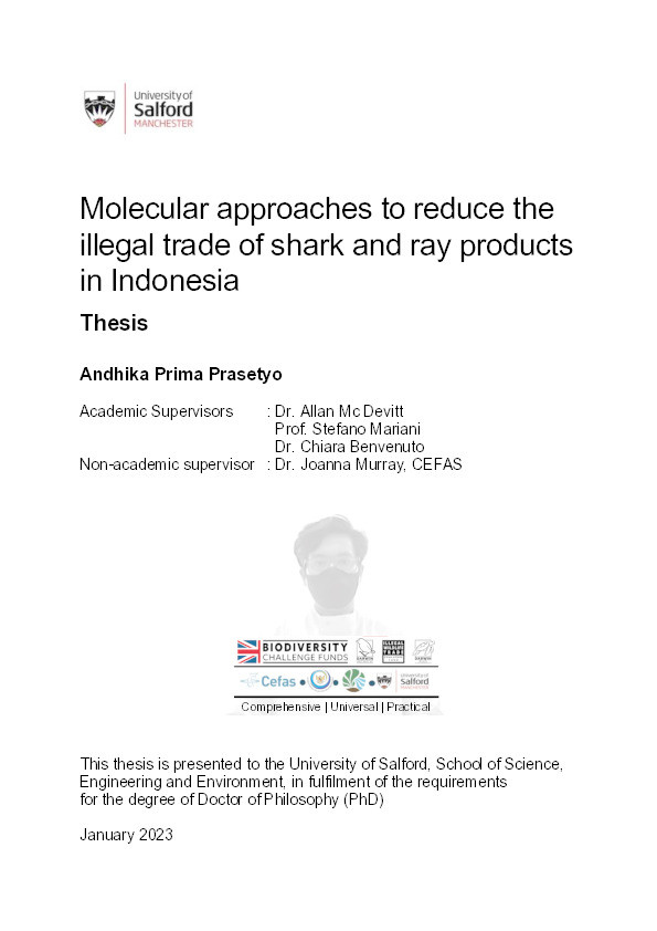 Molecular approaches to reduce the illegal trade of shark and ray products in Indonesia Thumbnail