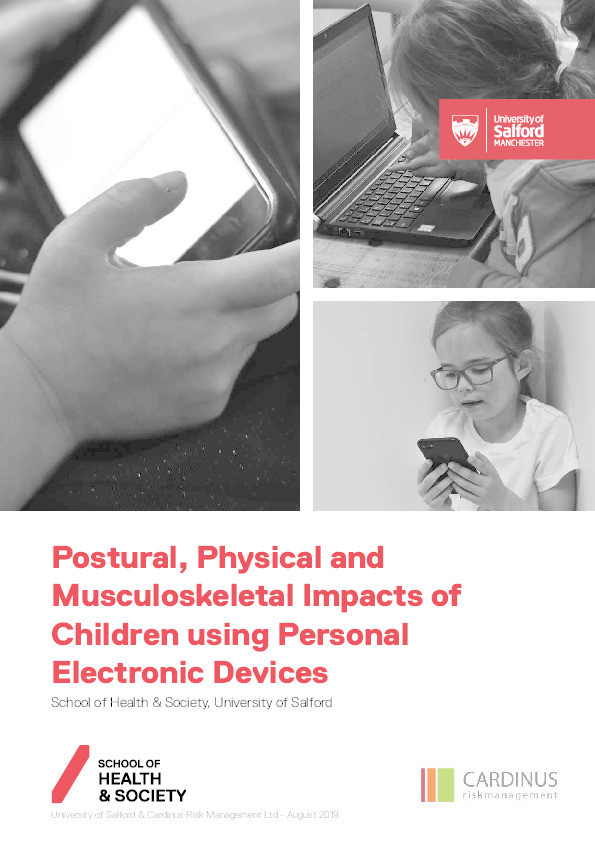 Postural, physical and musculoskeletal impacts of children using personal electronic devices Thumbnail