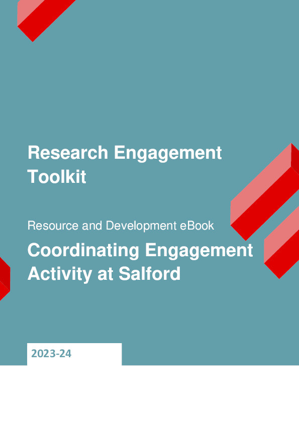 Research Engagement Toolkit - Coordinating Engagement Activity At Salford 2023-24 Thumbnail