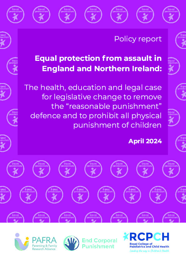 Equal protection from assault in England and Northern Ireland Thumbnail