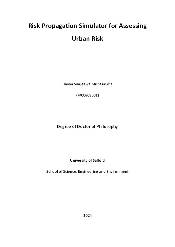Risk Propagation Simulator for Assessing Urban risk Thumbnail